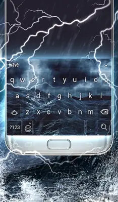 Stormy Sea Keyboard Wallpaper android App screenshot 4